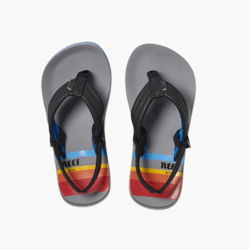 Reef Little AHI Grey Pinstripes